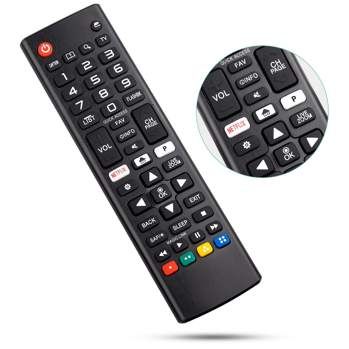 Magic Remote for LG-Smart-TV-Remote-Control-Replacement with Pointer and Voice Function,Compatible with LG 2021/2022/2023/2024 UHD OLED QNED NanoCell 4K 8K Smart TV