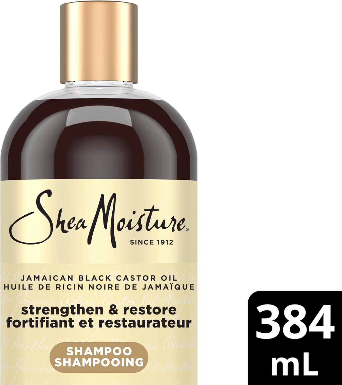SheaMoisture Jamaican Black Castor Oil Stärke & Aufbau für strapaziertes oder chemisch behandeltes Haar Leave-In Conditioner tierversuchsfreie Haarpflege 340ml