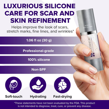 Advanced Scar Gel with Silishield® & SPF 30 50g – Silicone-Based, Water-Resistant, Fast-Drying Scar Cream for Surgical Scars, Burns & Injury – Made in USA, Safe for Kids 6+ – Surgeon Recommended