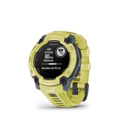 Garmin Instinct® 3 45mm, AMOLED Display, Rugged Outdoor GPS Smartwatch, Metal-Reinforced Bezel, Built-in Flashlight, Up to 18 Days of Battery Life, Black