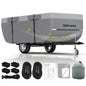 Umbrauto Class C RV Cover Fits 29-32’, Class C Motorhome Camper Cover, Heavy Duty 7 Layers Top Windproof Breathable RV Cover with 3Pcs Extra Straps, Adhesive Repair Patches, 6 Gutter Covers