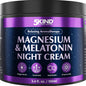 5Kind Melatonin & Magnesium Sleep Cream 3.4 fl oz - Magnesium Lotion for Sleep - Relaxing Lavender & Chamomile Magnesium Cream for Sleep - Infused with Lavender Essential Oils - Natural Sleep Aid