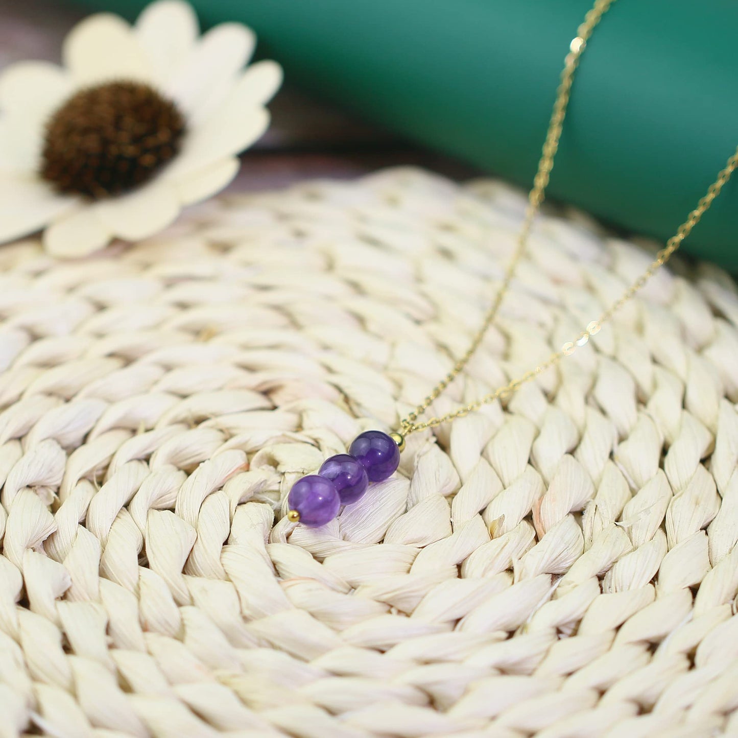 SmileBelle Schwarzer Turmalin Halsketten für Frauen, Schutz und Heilung Spirituelle Kristall Halsketten, Oktober Geburtsstein Halskette Schwarzer Turmalin Schmuck für Frauen Teenager Mädchen als Geburtstagsgeschenke