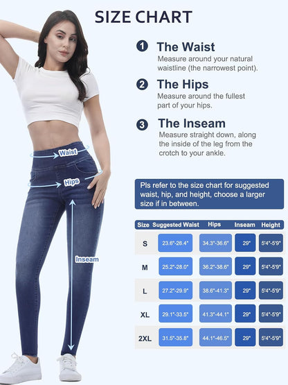 Pull on Skinny Jeans for Women: The Ultimate Stretchy Leggings