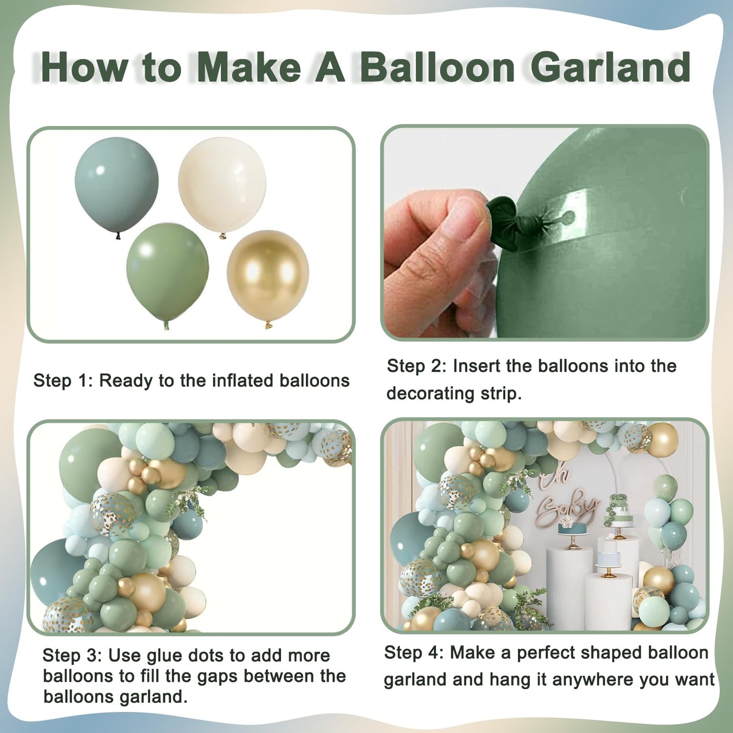 Blush Pink Ballons Girlande Bogen Kit, 144 Stücke Retro Rosa Roségold Sand Weiß Konfetti Ballons für Brautparty Valentinstag Hochzeit Verlobung Geburtstag Party Dekorationen……