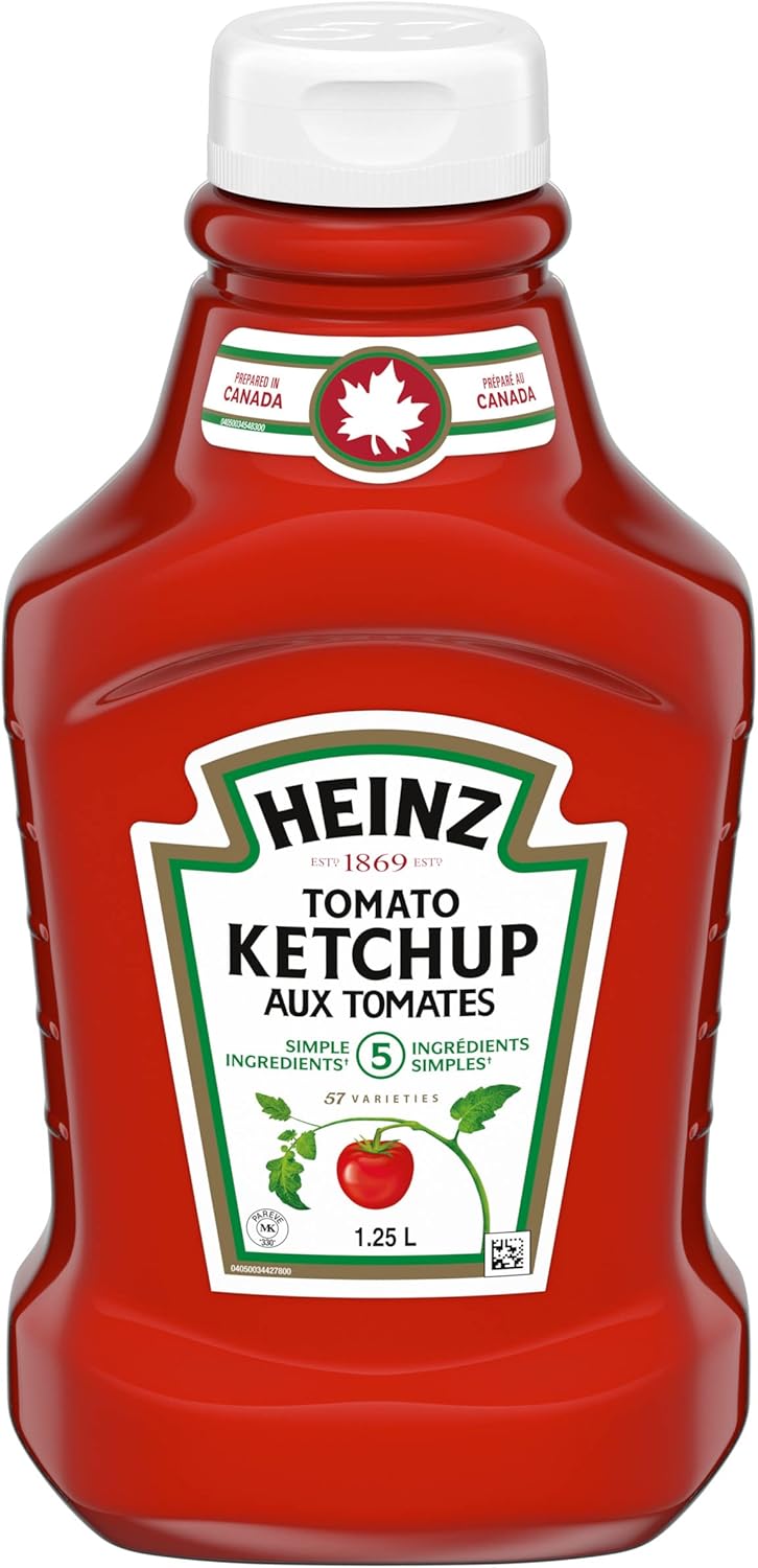 Heinz Tomato Ketchup, 1.25 LT Bottle Twin Pack