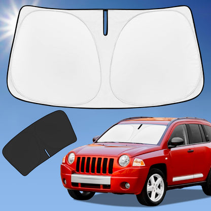 for Toyota Tacoma 2016-2023 2024 2025 2026 Sun Shade Sunshade Windshield Cover - 4 Layers Front Window Shade Custom Fit Tacoma 2Dr 4Dr Pickup Sun Visor 240T Shade Blocks UV Rays Car Accessories