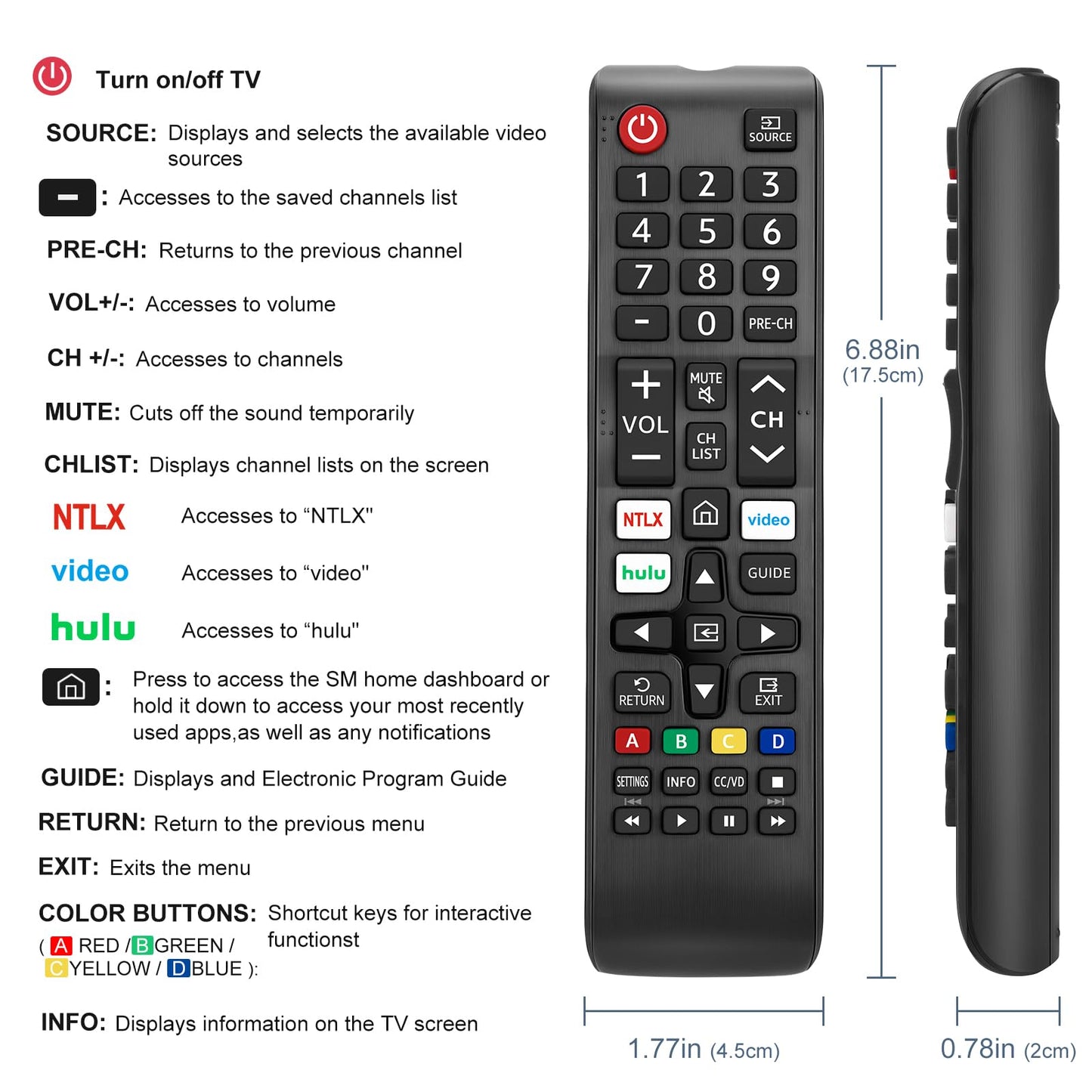 Magic Remote for LG-Smart-TV-Remote-Control-Replacement with Pointer and Voice Function,Compatible with LG 2021/2022/2023/2024 UHD OLED QNED NanoCell 4K 8K Smart TV