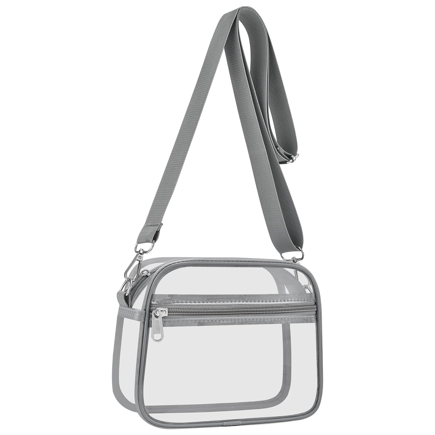 Clear Bag for Stadium Events Clear Sports Fan Handbags Purses with Adjustbale Strap for Concerts Festivals Game Day