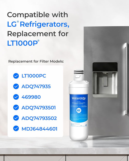 Clean Drinking Water Made Easy: Waterdrop ADQ747935 LT1000PC Replacement Filter