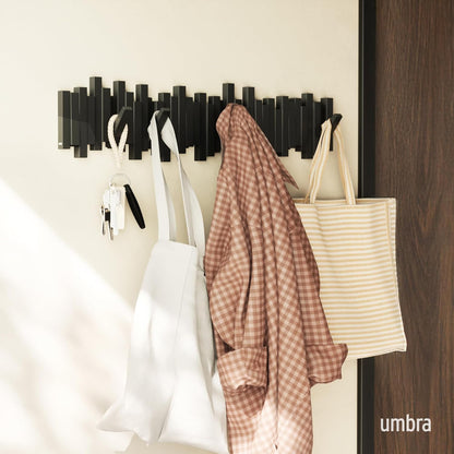 Umbra Sticks Wall-Mounted Coat Rack Rail Hook