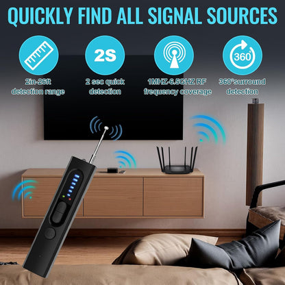 Hidden Camera Detectors, Anti-Spy Camera Finder Detector, Bug Detector, GPS Hidden Camera Detectors, Tracking Device Detectors, Camera Detector for Hotels, Home, Airbnb, Office (X13)