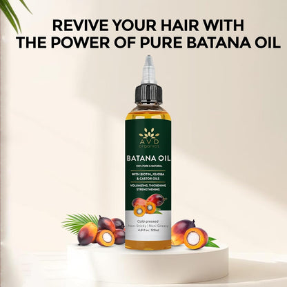 AVD Organics Rosmarinöl für Haarwachstum & Kopfhaut | Mit Biotin angereichert | Haarstärkend, pflegend und voluminös | Mit Jojoba- & Rizinusöl angereichert | GVO-frei 120ml