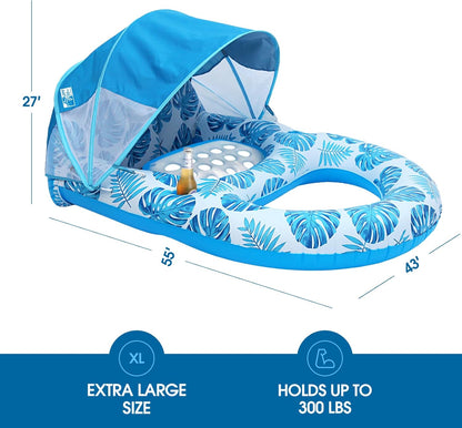 COOLCOOLDEE Pool Lounge Float with Canopy Review: The Ultimate Summer Companion