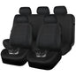 CAR Pass Neoprene Waterproof Two Front Car Seat Covers Set- Universal Fit for Vehicles, Airbag Compatiable(Black)