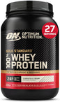 OPTIMUM NUTRITION Gold Standard 100% Whey Protein Powder, Banana Cream, 907g - [packaging may vary]