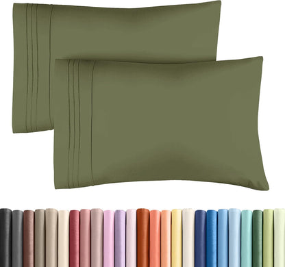 Queen30 - Sage Green2-Pack Pillowcases