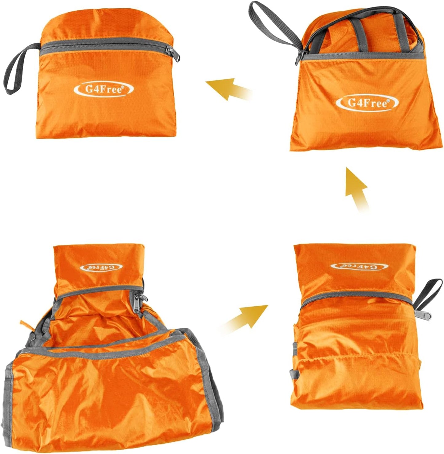 G4Free 20L Lightweight Packable Backpack Foldable Travel Hiking Daypack for Men and Women