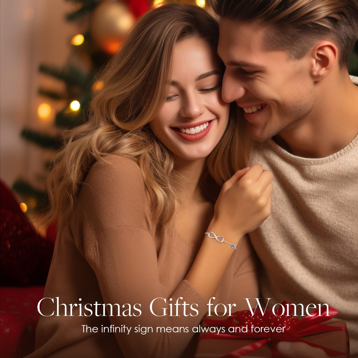 CDE Valentinstagsgeschenk Infinity Herz Geburtsstein Charm Gliederarmband für Damen 925 Sterling Silber Verstellbares Muttertags- Weihnachtsgeschenk Jubiläums- Geburtstags-Schmuck für Ehefrau Freundin Sie