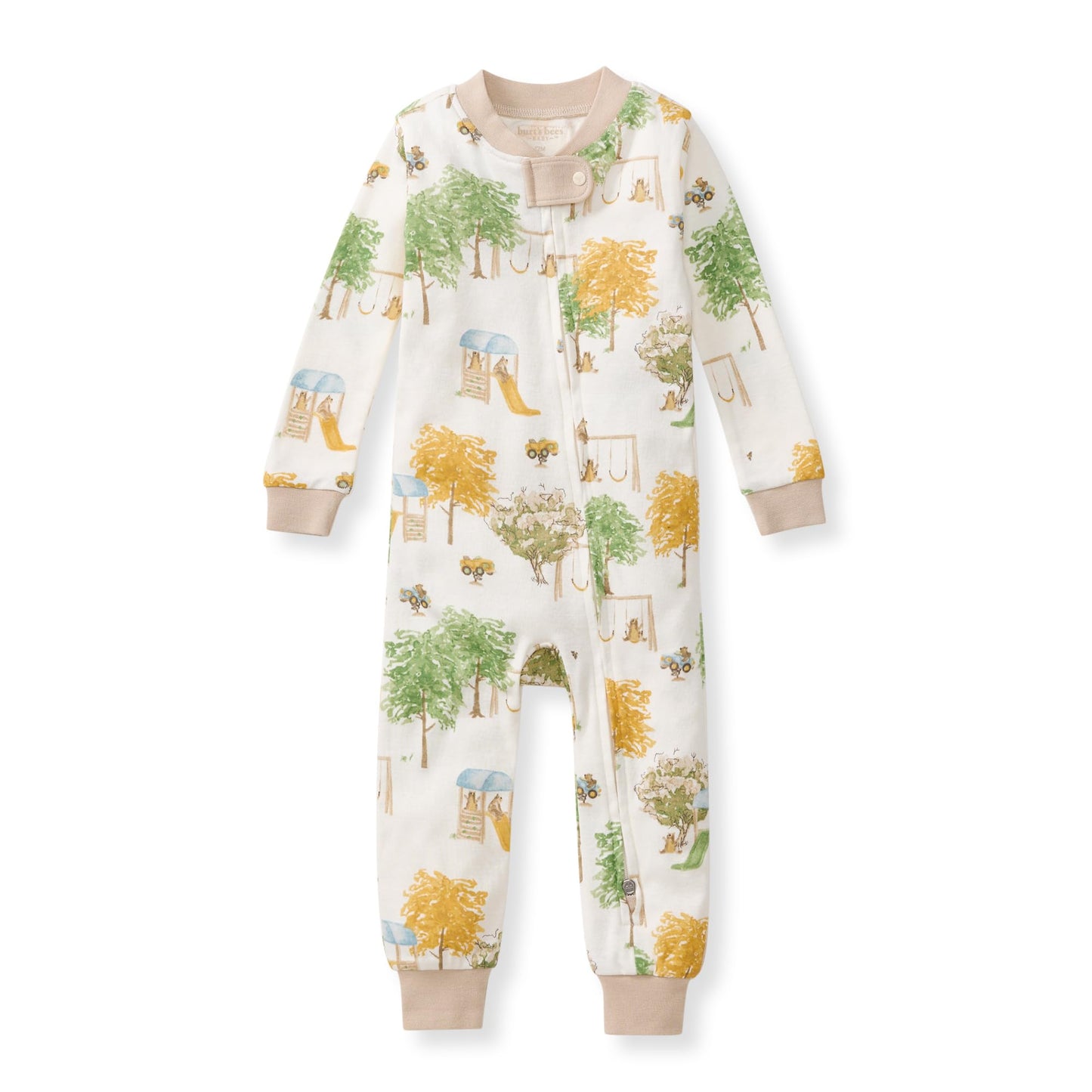 Burt's Bees Baby Unisex Footless Sleeper Pajama 100% Organic Cotton Snug-Fit 1-Piece Zip-Up Jumpsuit for Toddlers
