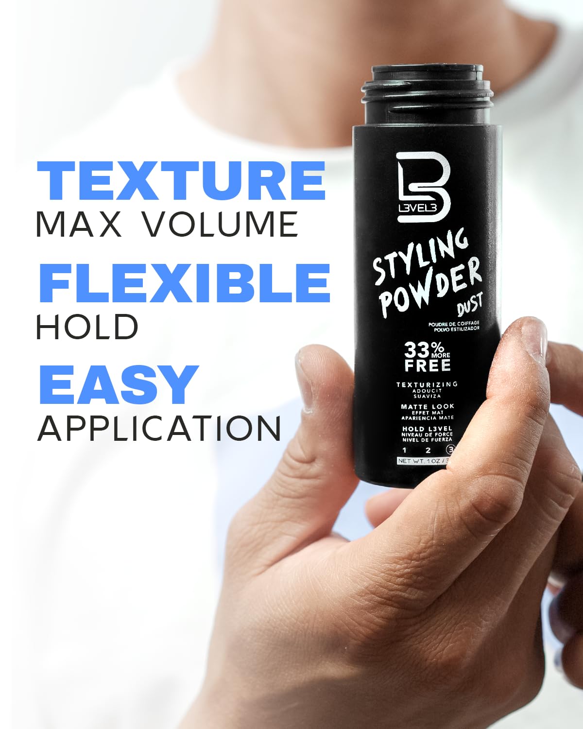 L3 Level 3 Styling Powder: A Game-Changer for Men's Hair