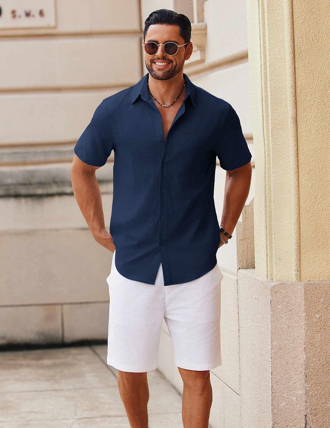 COOFANDY Shirts for Men: The Perfect Sage Green Button-Up for Your Next Adventure