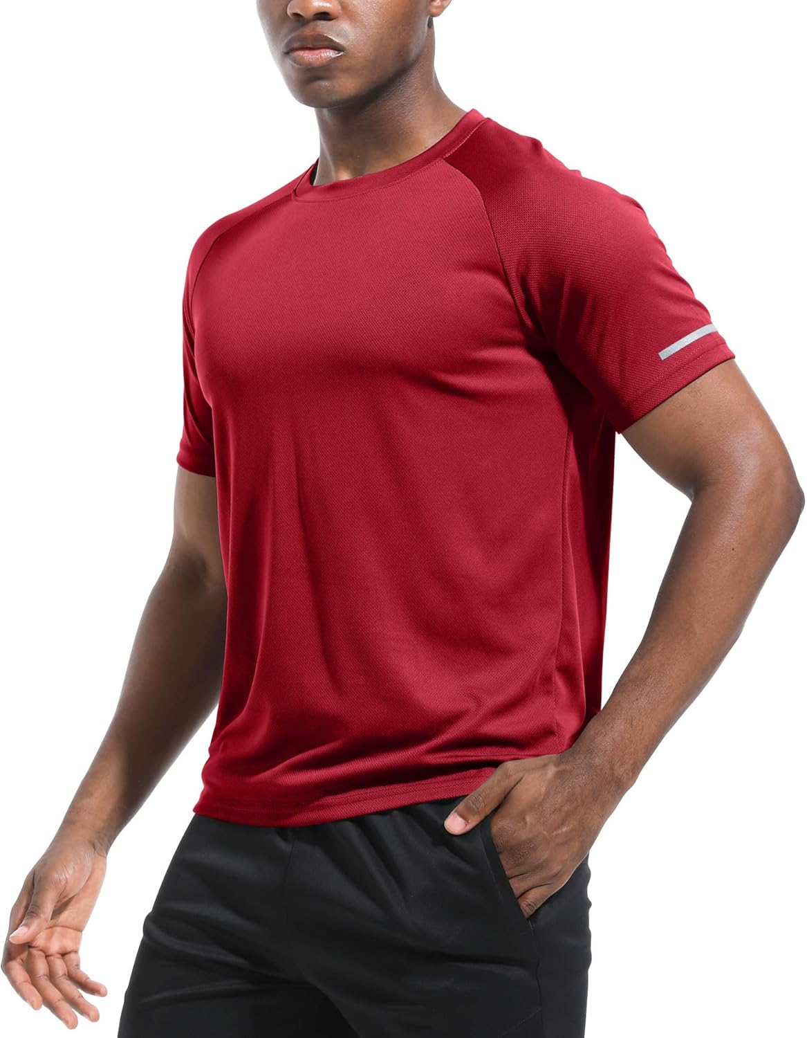 Boyzn 1er, 3er, 5er oder 7er Pack Herren-Trainings-Laufshirts, Dry Fit feuchtigkeitsableitendes T-Shirt, Gym Sport Kurzarm-T-Shirts