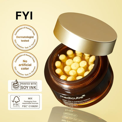 Unlock Radiant Skin with medicube's Deep Vitamin C Capsule Cream