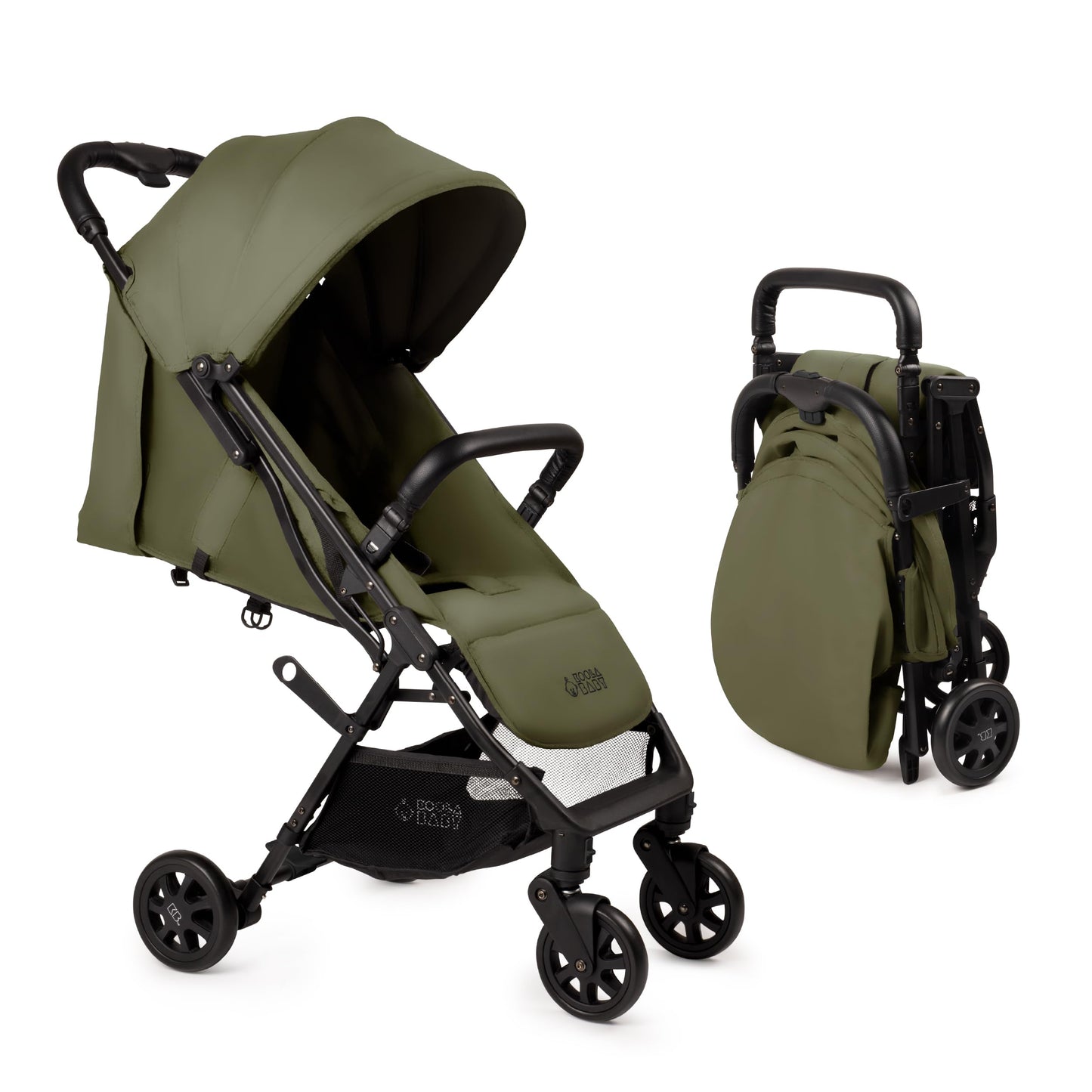 Lightweight Travel Stroller for Baby & Toddlers - Easy Fold & Compact Stroller with Canopy, Storage Basket, Multi-Position Recline & Convenient One-Hand Fold (Grey)