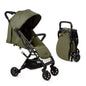 Lightweight Travel Stroller for Baby & Toddlers - Easy Fold & Compact Stroller with Canopy, Storage Basket, Multi-Position Recline & Convenient One-Hand Fold (Grey)