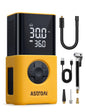 AstroAI L7 Tire Inflator Portable Air Compressor,150 PSI Cordless Mini Air Bike Auto Shut-Off Pump with Digital Display Pressure Gauge, Fast Inflation & LED Light for Car Tires,Motorcycles,Bikes,Balls