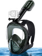 Greatever Full Face Snorkel Mask, Snorkeling Gear for Adults with Latest Dry Top Breathing System and Detachable Camera Mount, Foldable Snorkel Mask Adult, Snorkels Anti-Fog & Anti-Leak