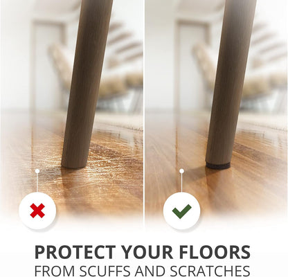 Felt Pads X-PROTECTOR - Giant 235 Pack Premium Furniture Pads. Huge Quantity Felt Furniture Pads Wood Floor Protectors for Furniture Feet – Best Hardwood Floor Protectors. Protect Your Wood Floors!