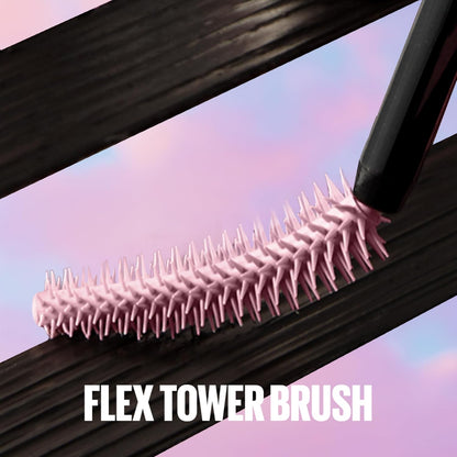 Maybelline New York Lash Sensational Sky High Washable Wimperntusche, Volumen, Länge, Definition, Schwung, Verdichtung, aufbaubare Formel, Very Black, 7.2 ml