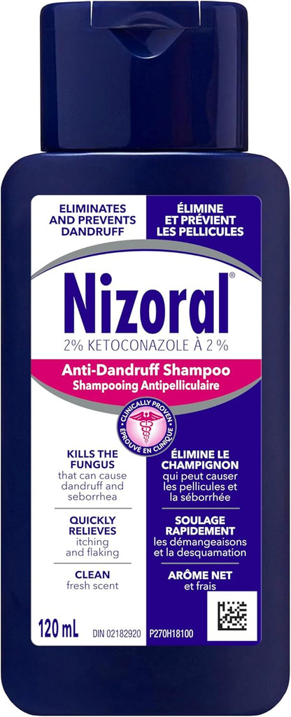 Nizoral Anti-Schuppen Shampoo mit 2 % Ketoconazol, frischer Duft, 200ml