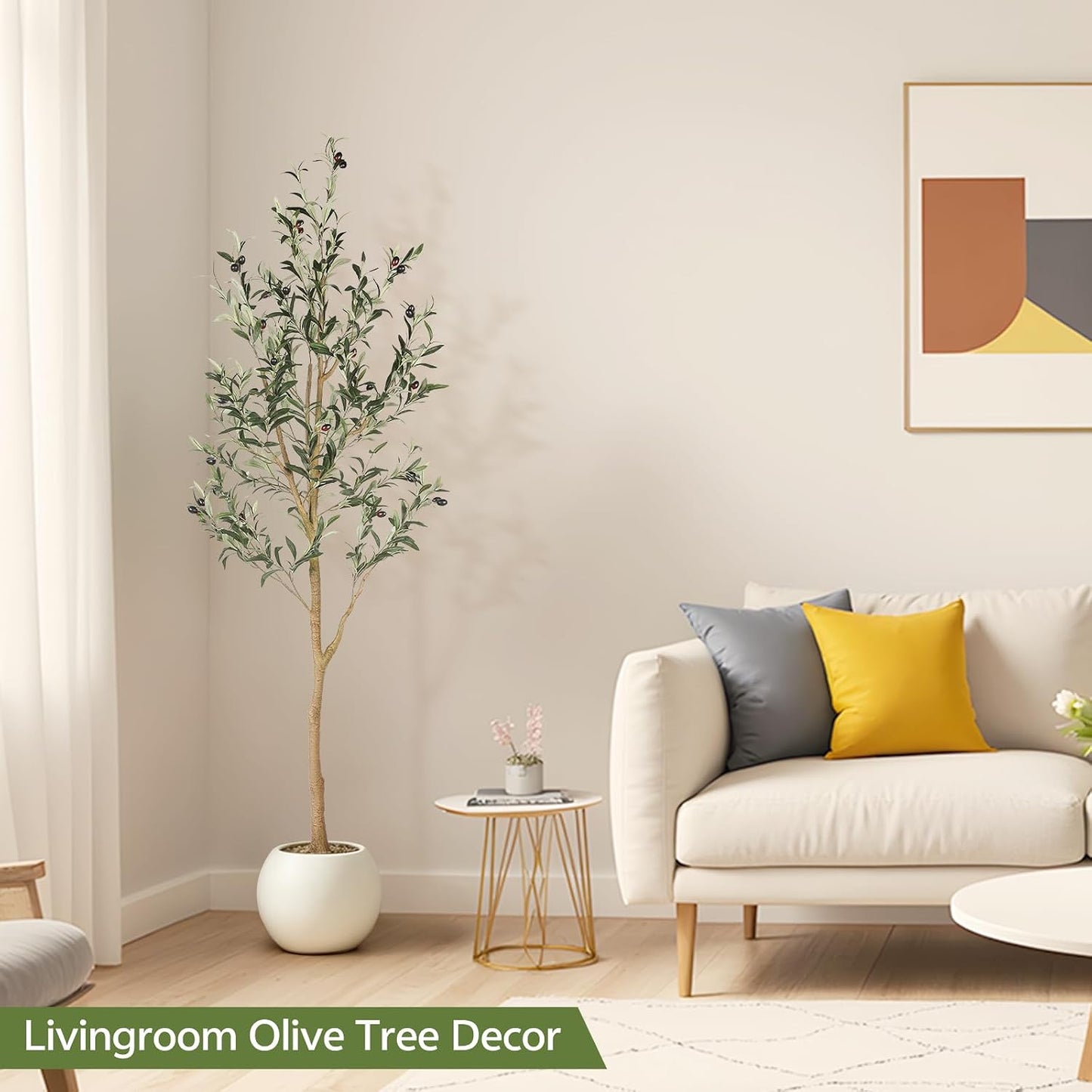 Elevate Your Space with a Lifelike Artificial Olive Tree