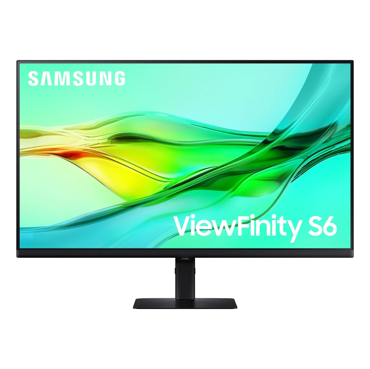 SAMSUNG 27" ViewFinity S6 (S60UD) Series QHD High Resolution Computer Monitor, 100Hz, HDR10, USB-C, Built-In LAN Port, Daisy Chain Support, Easy Setup, Height Adjustable Stand, LS27D606UANXGO, 2024