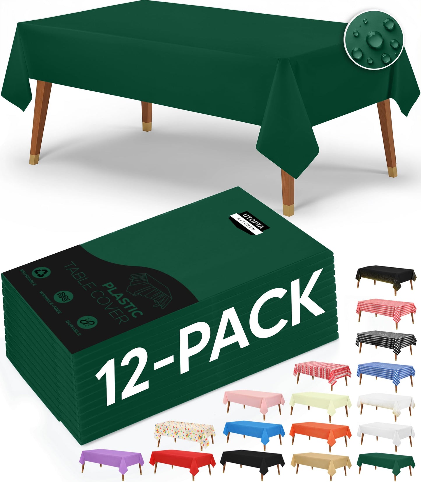 54X108 Inch - 12PCGreen