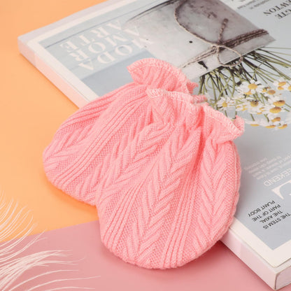 BQUBO Baby Fäustlinge Kratzschutz Handschuhe aus Baumwolle mit elastischem Bündchen Hypoallergen für Neugeborene und Babys von 0-6 Monaten Jungen und Mädchen