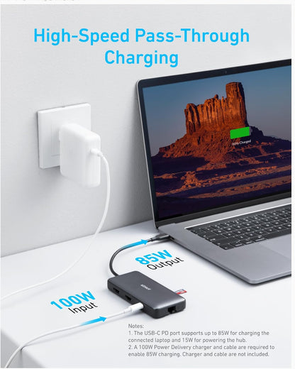 Unlock Your Laptop's Potential with Anker's 8-in-1 USB-C Docking Station
