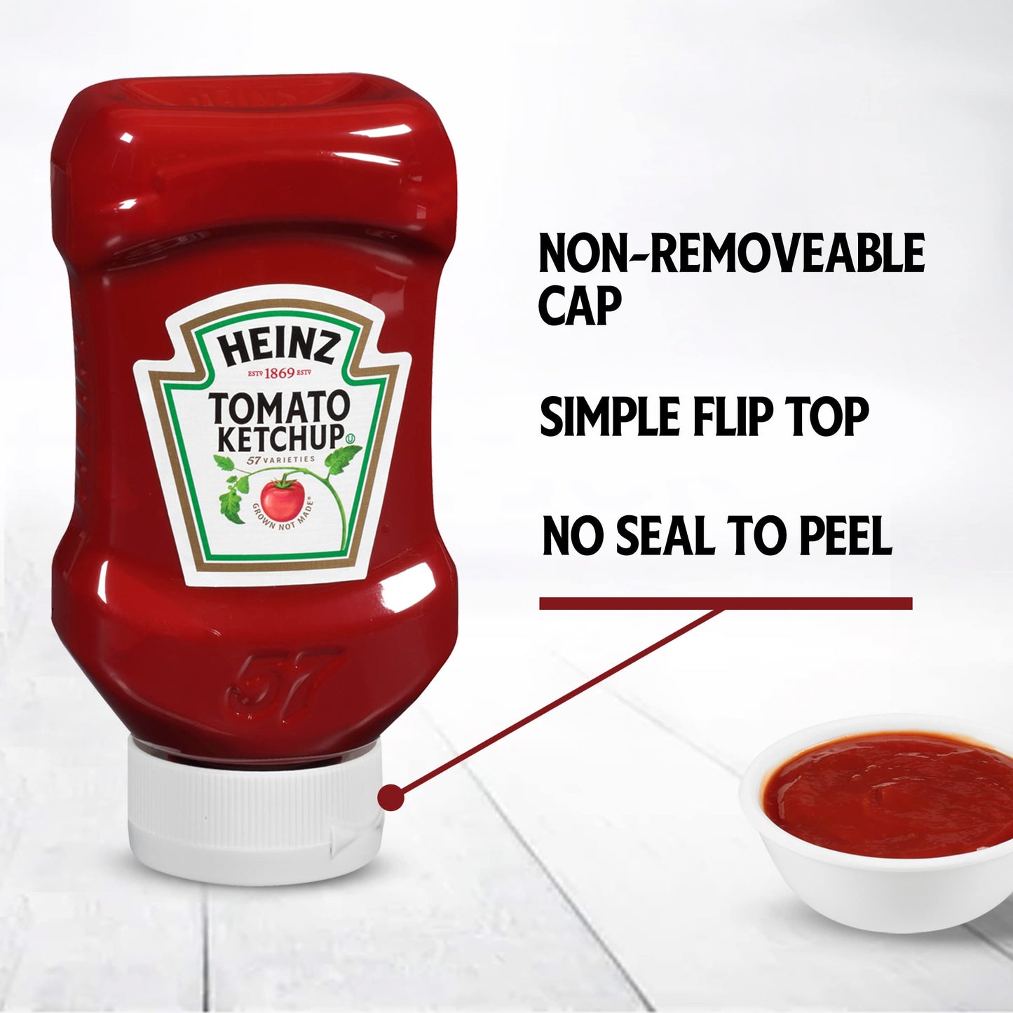 HEINZ Ketchup für den Kühlschrank – 2er-Pack, 2,5 Liter/84,56 Flüssigunzen {Importiert aus Kanada}