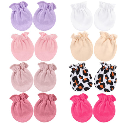 8 Pairs: Leopard + Solid Color a