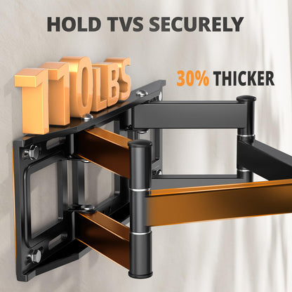 IWORKBOARD 55 65 75 85 inch Tilting TV Wall Mount for 32-90 '' TVs, Low Profile TV Mount Bracket, Safe Lock & Quick Release, Max VESA 600x400mm, 24 inch Studs,132 lbs, Fit Most 55+ 75+ 85+ 86 TVs