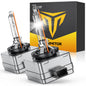 Termitor 2026 Upgraded H13/9008 Light Bulbs, 100,000LM 15X Ultra-Bright, 6500K Pure White 9008/H13 Fog Light Off-Road Conversion Kits, Easy Plug-N-Play Installation, IP68 Waterproof, Pack of 2