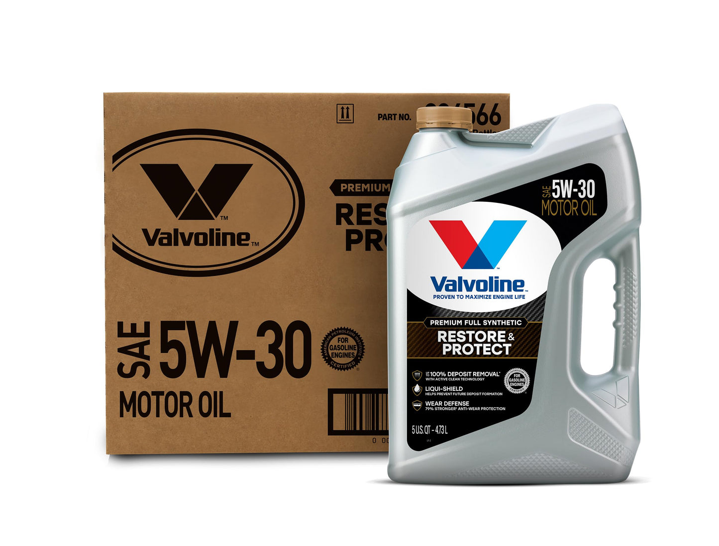 Valvoline Advanced Full Synthetic SAE 0W-20 Motor Oil 5 QT