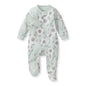 Burt's Bees Baby Boys Sleep and Play Pajamas, 100% Organic Cotton, One-piece PJs, Diagonal Zip Up Loose Fit Footie