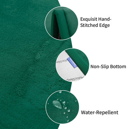 Huloo Sleep Ultra Soft Baby Spielmatte für den Boden, 3,3 cm dicke Elasti-Foam 127x127 cm Laufgittermatte für Kleinkinder, rutschfeste Rückseite, sicher zum Krabbeln und für die Bauchlage, Tatami-Stil (Dunkelgrau)