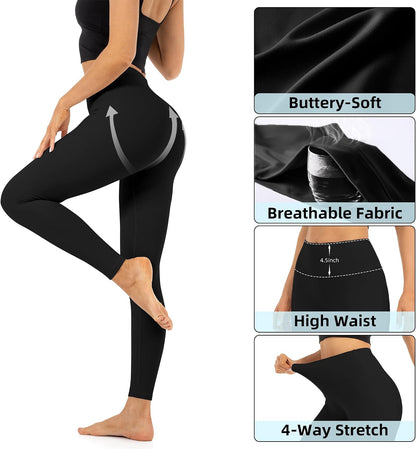 High Waisted Leggings for Women: The Ultimate Tummy Control Solution