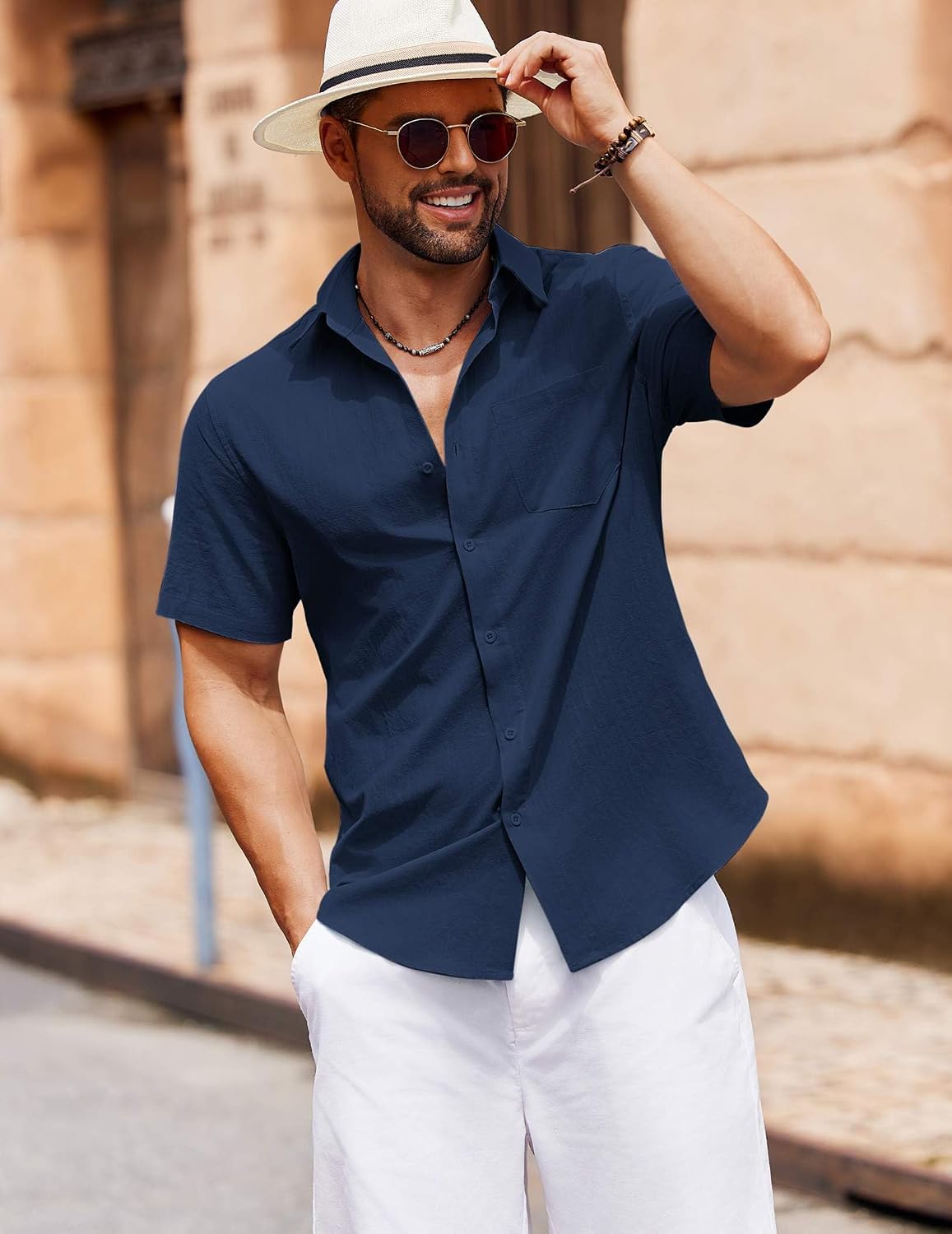 COOFANDY Shirts for Men: The Perfect Sage Green Button-Up for Your Next Adventure