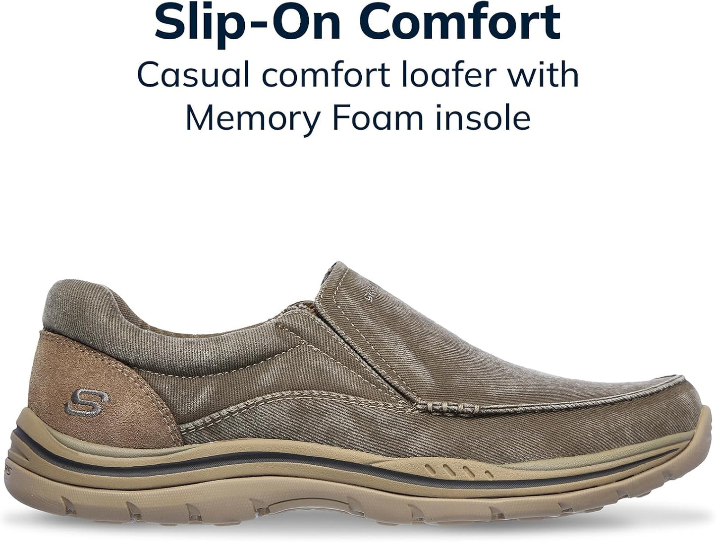 Skechers Mens Expected - Avillo Relaxed Fit Slip on Loafers